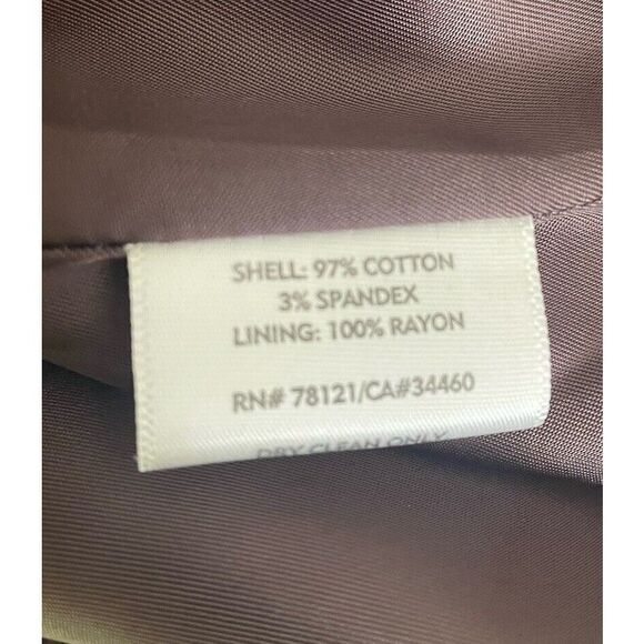 Eileen Fisher MP M Petite Corduroy Chore Coat Jacket Dark Brown Pockets - Picture 6 of 8